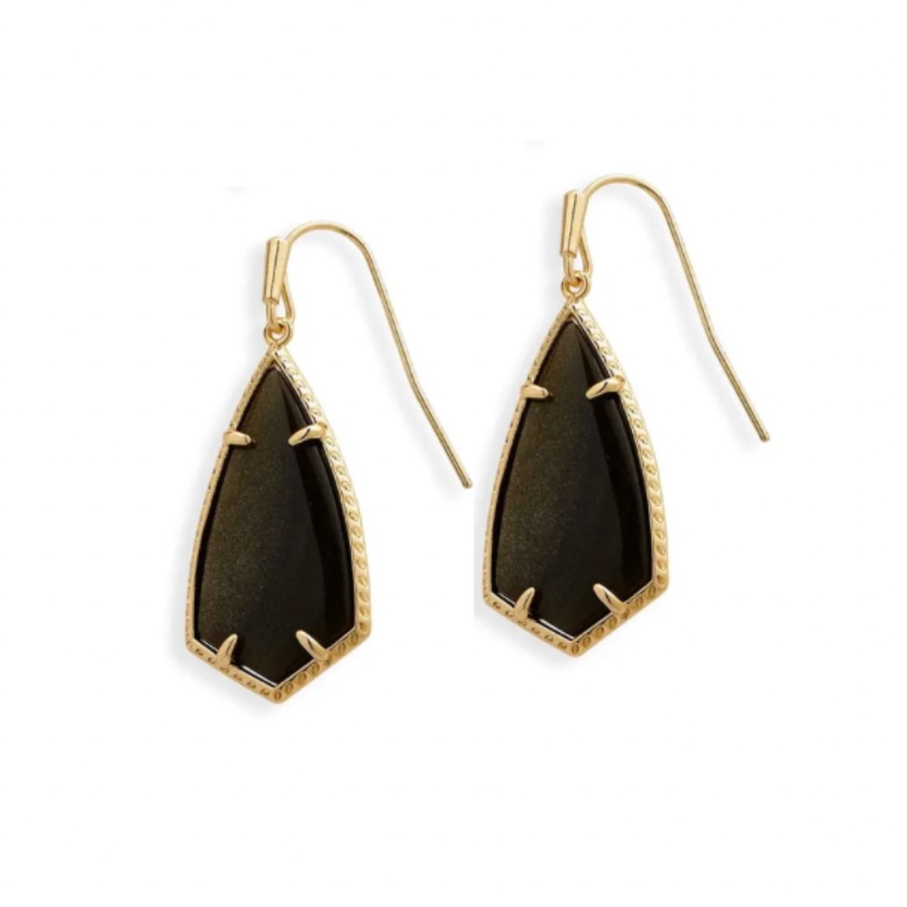 Kendra Scott Camry Drop Earrings | Obsidian | BNIB